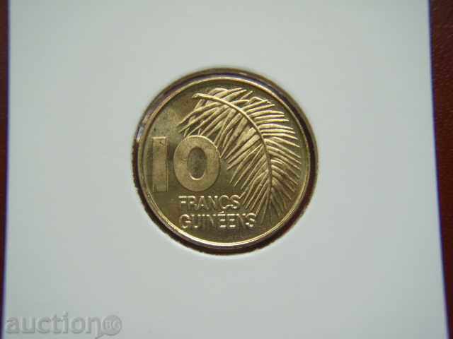 10 Francs 1985 Guinea - Unc