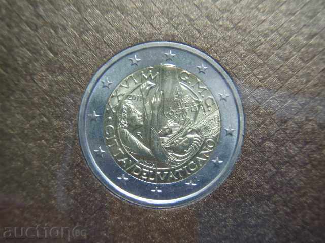 2 Euro 2011 Vaticana "Mondiale Della Gioventu" /Ватикана/