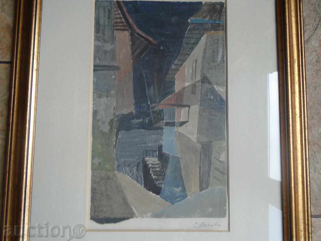 GOLDEN DANUBE (1927 - 1997) "SOZOPOLSKI KASHTI" MONOTIPY with price 590.00 BGN | € 301.66 GOLDEN DANUBE (1927 - 1997) "SOZOPOLSKI KASHTI" MONOTIPY with price 590.00 BGN | € 301.66