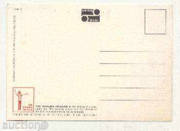 Аукцион Пощенска картичка от Бахамски острови Аукцион Пощенска картичка от Бахамски острови