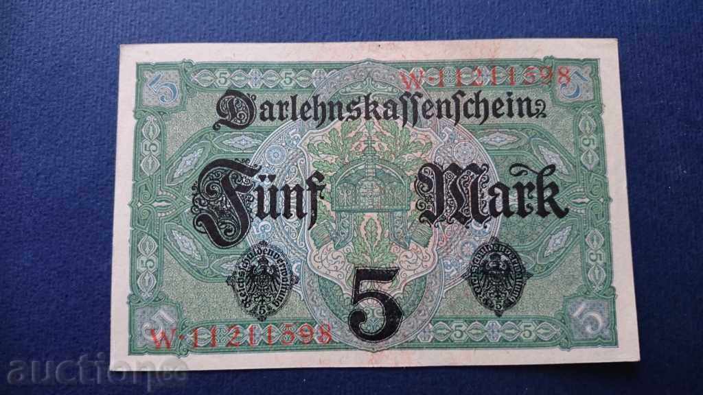 BANCNOTE 5 Brands 1917 cu preț 20.00 BGN | € 10.23 BANCNOTE 5 Brands 1917 cu preț 20.00 BGN | € 10.23