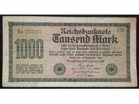 Banknote Germany 1000 Marks 1923 VF