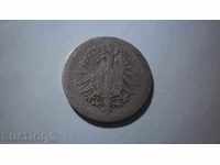 Монета 10 Pfennig 1876 D Германия