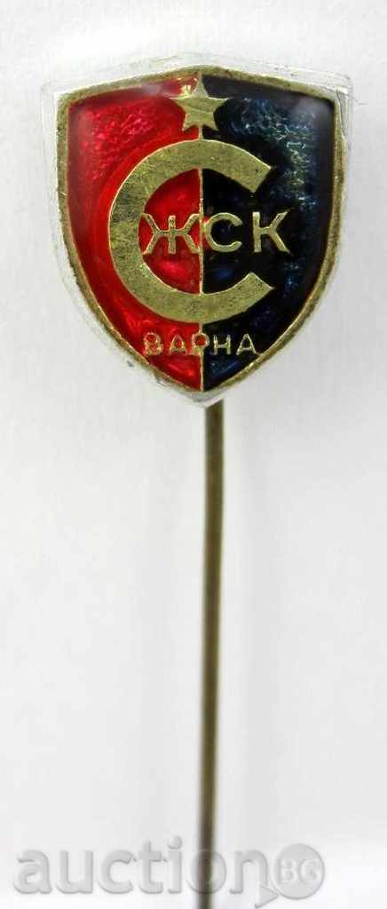 OLD FOOTBALL BADGE-JSK VARNA-SPORTS-FOOTBALL with price 3.50 BGN | € 1.79 OLD FOOTBALL BADGE-JSK VARNA-SPORTS-FOOTBALL with price 3.50 BGN | € 1.79