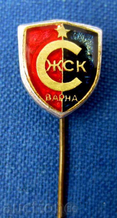 OLD FOOTBALL BADGE-JSK VARNA-SPORTS-FOOTBALL OLD FOOTBALL BADGE-JSK VARNA-SPORTS-FOOTBALL