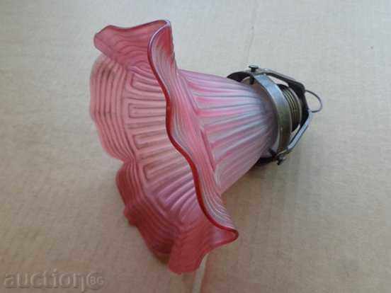 Auction An old lampshade cloak, lamp, lantern, chandelier, glass Auction An old lampshade cloak, lamp, lantern, chandelier, glass