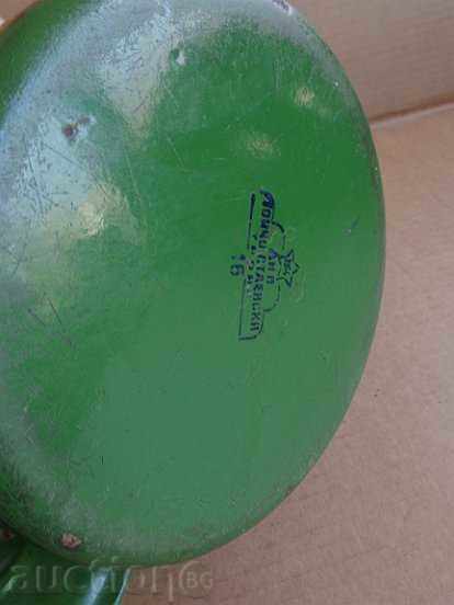 Стар емайлирано соц канче с капак, емайлиран съд за храна - 6 Стар емайлирано соц канче с капак, емайлиран съд за храна - 6