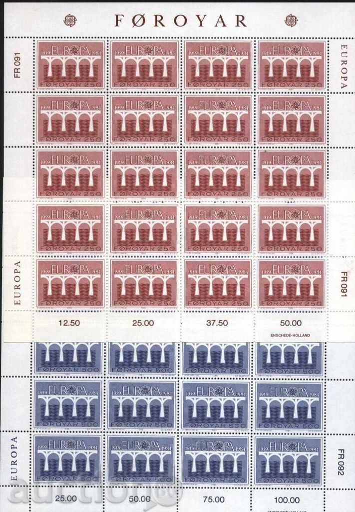 Pure brands Europa CEPT 1984 from Faroe Islands with price 1.90 BGN | € 0.97 Pure brands Europa CEPT 1984 from Faroe Islands with price 1.90 BGN | € 0.97