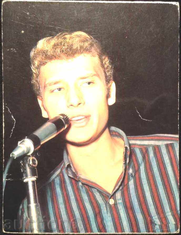 Postcard Johnny Singer Singer 1960 from France