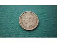 Silver Coin 3 Pence 1938 England