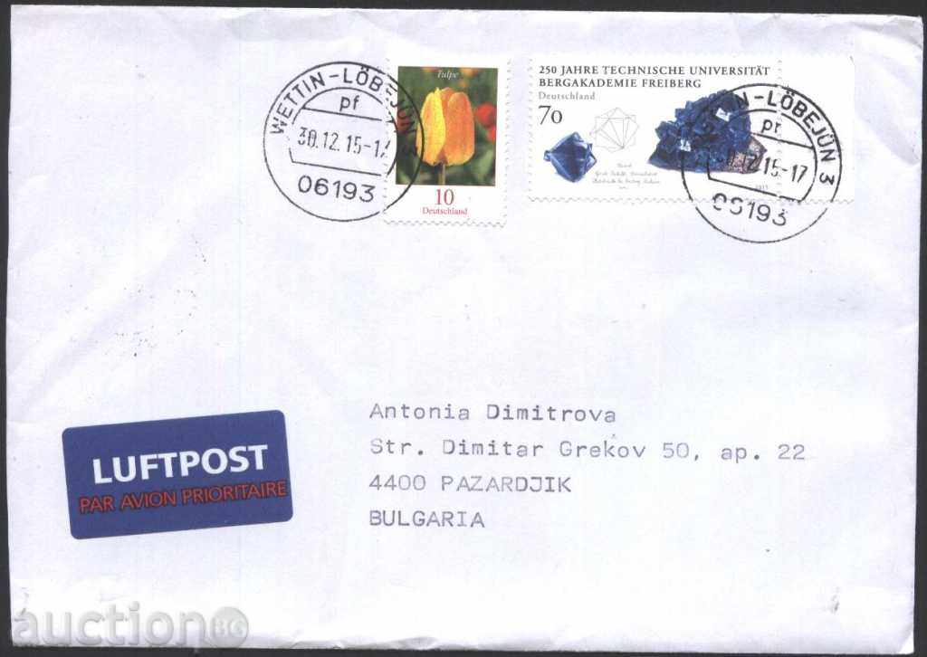 Пътувал плик с марки   от Германия