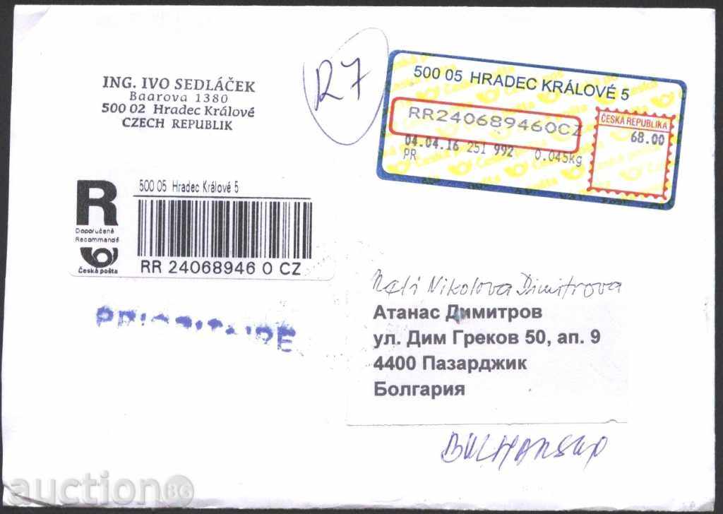 Călătorind sac - scrisoarea înregistrată din Republica Cehă