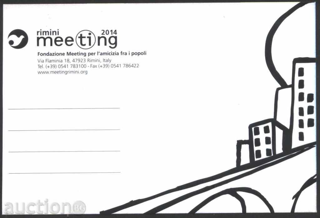 Postcard Rimini Meeting 2014 from Italy with price 1.00 BGN | € 0.51 Postcard Rimini Meeting 2014 from Italy with price 1.00 BGN | € 0.51