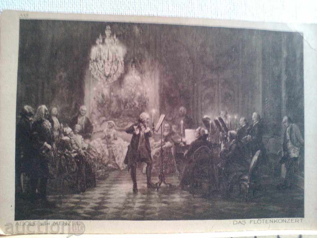 Παλιά κάρτα Συμφωνική Ορχήστρα Das Flotenkonzert