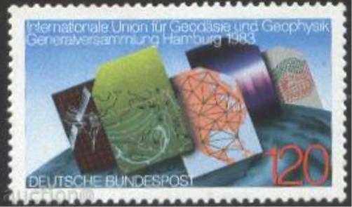 Чиста марка Геодезия и геофизика Хамбург 1983  Германия