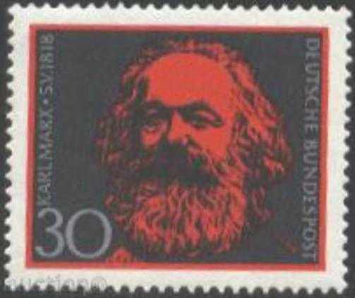 Чиста марка Карл Маркс 1968 от Германия