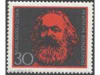 Чиста марка Карл Маркс 1968 от Германия