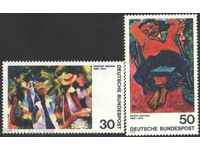 Чисти марки Живопис 1974 от Германия