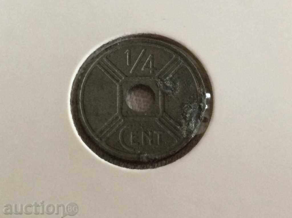 Franceză Indochina 1/4 cent 1942 - foarte rar !! (2)