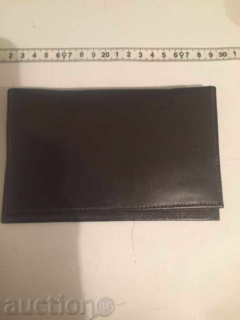 old wallet with inscription old wallet with inscription