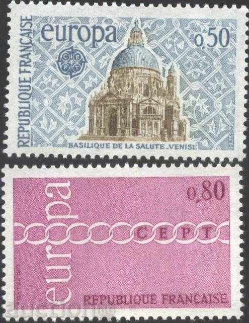 Чисти марки Европа СЕПТ  1971  от Франция