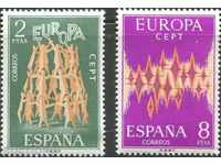 Чисти  марки  Европа СЕПТ  1972  от Испания