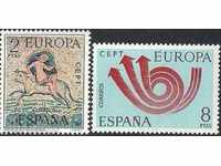 Чисти  марки  Европа СЕПТ  1973  от Испания
