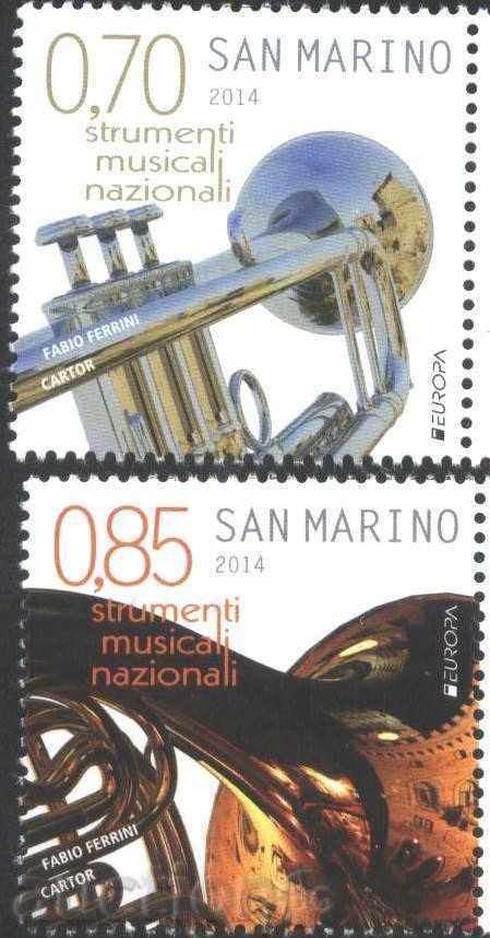 Чисти марки   Европа СЕПТ  2014  от  Сан Марино