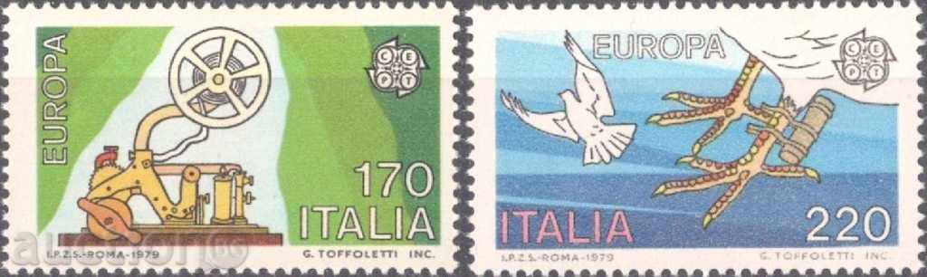 Καθαρό μάρκα Ευρώπη Σεπτέμβριο 1979 από την Ιταλία
