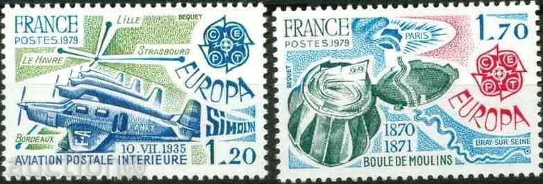 Καθαρό Μάρκες Ευρώπη Σεπτέμβριο του 1979 από τη Γαλλία