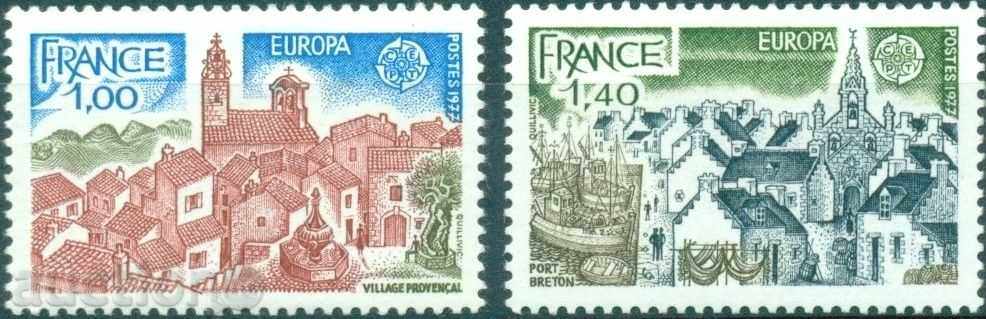Чисти марки Европа СЕПТ  1977  от Франция
