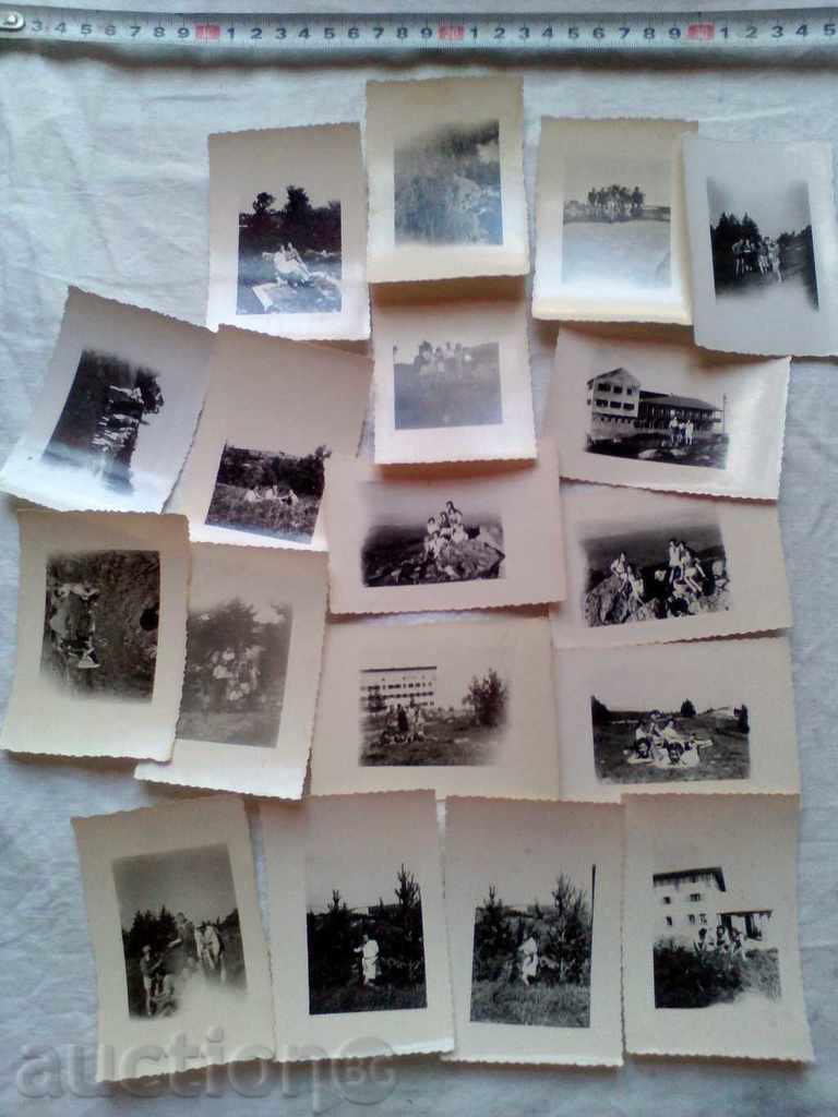 Lot fotografii vechi Vitosha colibă ​​Tintiava