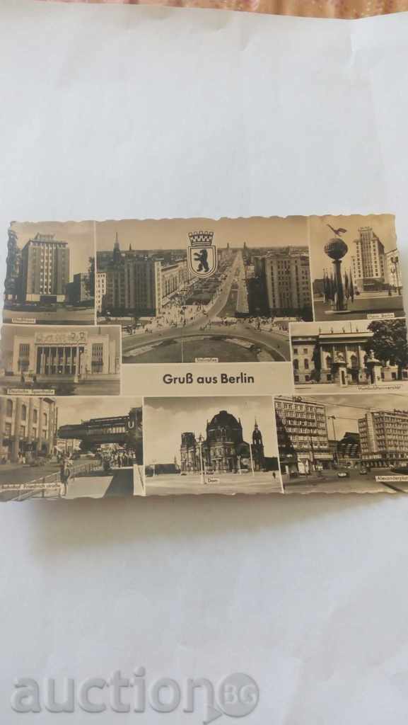 Postcard Grus aus Berlin