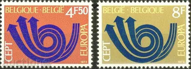 Чисти марки Европа СЕПТ 1973 от Белгия