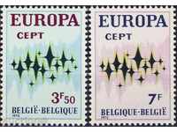 Καθαρό Μάρκες Ευρώπη Σεπτέμβρη 1972 από το Βέλγιο
