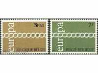 Чисти марки Европа СЕПТ 1971  от Белгия