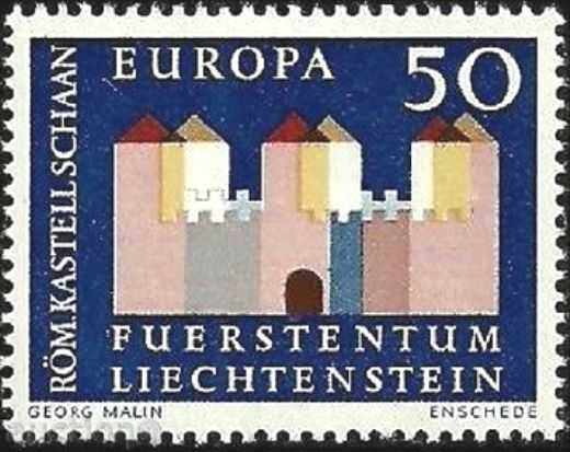 Καθαρό μάρκα Ευρώπη Σεπτέμβριο του 1964 από το Λιχτενστάιν