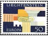 Καθαρό μάρκα Ευρώπη Σεπτέμβριο του 1963 από το Λιχτενστάιν