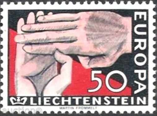 Καθαρό μάρκα Ευρώπη Σεπτέμβριο του 1962 από το Λιχτενστάιν