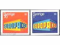 Καθαρό Μάρκες Ευρώπη Σεπτέμβριο του 1969 από τη Σουηδία