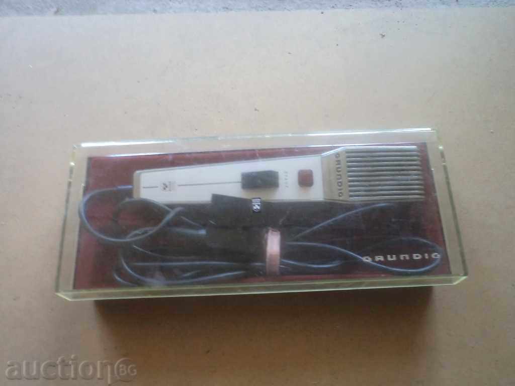 Auction MICROPHONE GRUNDIG STENORET Auction MICROPHONE GRUNDIG STENORET