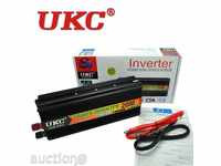 High-capacity Inverter for CAR UKC 24V-220V, 2000W