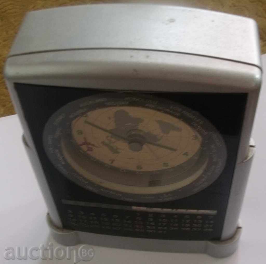 desktop quartz clock with world time and calendar - 6 desktop quartz clock with world time and calendar - 6