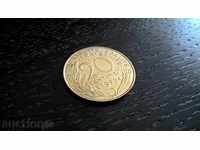 Монета - Франция - 20 сентима | 1996г.