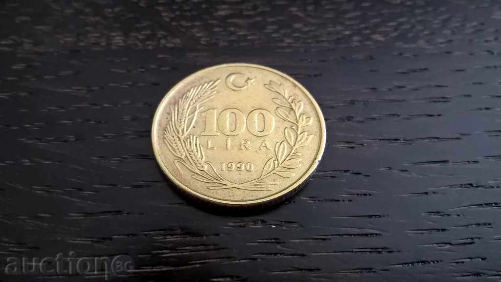 Coin - Turkey - 100 pounds 1990 with price 0.65 BGN | € 0.33 Coin - Turkey - 100 pounds 1990 with price 0.65 BGN | € 0.33