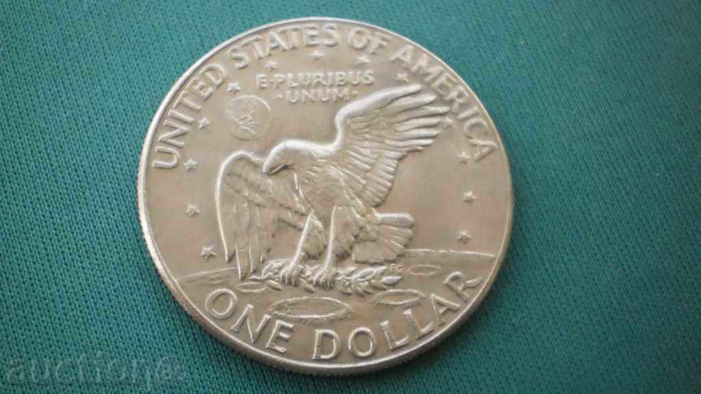 SUA 1 dolar 1974 Litera D Foarte rar