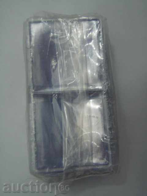 Transparent packaging for coins 50/50 mm double - 100 pcs./pack. - 5 Transparent packaging for coins 50/50 mm double - 100 pcs./pack. - 5