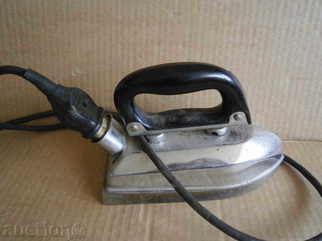Delivery of retro vintage electric iron