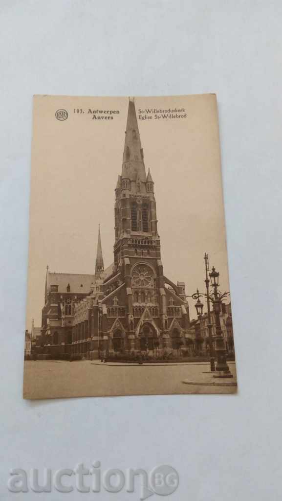 Καρτ ποστάλ Antwerpen Eglise St.-Βίλεμπροντ