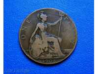 Marea Britanie 1 penny 1908